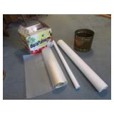 3 duraflame logs,brass can & items