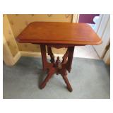 antique lamp table
