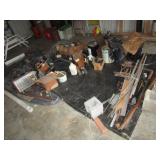 tarp,scrap metal & all misc items on tarp