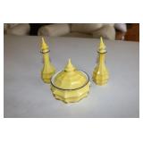 yellow bavaria vanity set