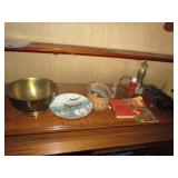 lighthouse light,books,bowl,bag & items