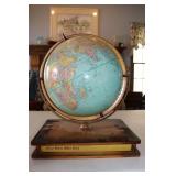 globe of the world & atlas book