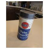 gulf tube repair advertising tin