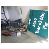 craftsman belt sander,sandpaper,bits,items,signs