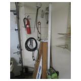 fire ext., ext. cord,lightbulbs & all misc items