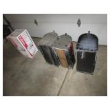 4 mailboxes incl: 1 new one in box