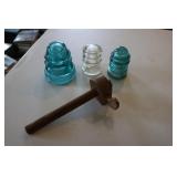 insulators & wood tool