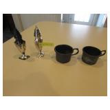 salt & pepper & tiny cups