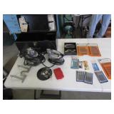 old craftsman router & jigsaw,blades & toolbox