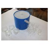 ice bucket & glasses
