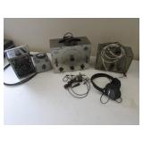 old electronics & bose headset
