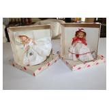 2 nancy ann storybook dolls