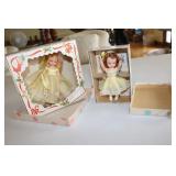 2 nancy ann story book dolls