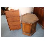 end table & wall spoon holder