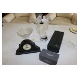 waterford crystal pc,clock,angel & items