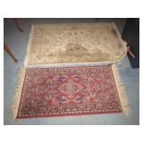 2 smaller rugs