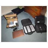 3 dell laptop computers & briefcase