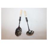 2 sterling silver spoons