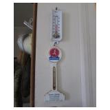 2 old adv. thermometers incl:marathon running man