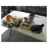 drill doctor,tape measure,air brush,coil,items