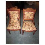 2 antique chairs