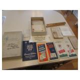 advertising maps & old paper goods