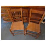 2 antique chairs