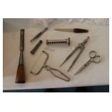 chisel,scissors & items