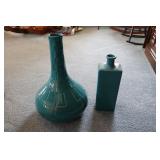 2 haeger pottery pcs.