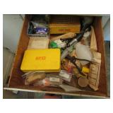 all misc items inside drawers