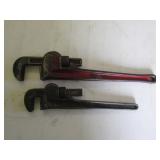 2 pipe wrenches