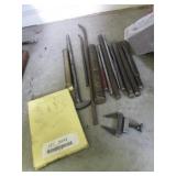 roller chain,chisels & brass items