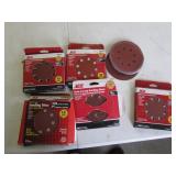 all new sanding discs