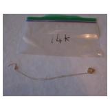 14k gold necklace (1.2 grams)