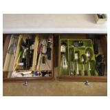 all silverware & utencils