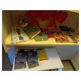 playing cards,construction paper & items