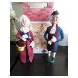 2 byers choice christmas carolers