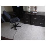 3 pc office desk set & chair