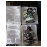 2 thomas kinkade christmas decorations