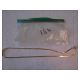 14k gold necklace (5.6 grams)