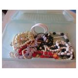 costume jewelry & container