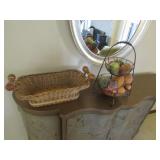 decorator basket & fruit basket