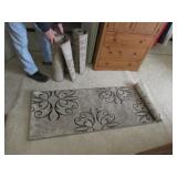 3 matching rugs