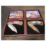 2 knives w/boxes