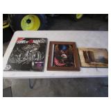 3 wall hangings incl:eagle