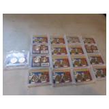 34- $1 president coins