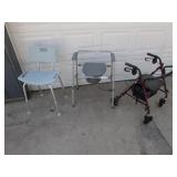 walker,seat & toilet