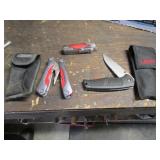 2 knives & multi-tool