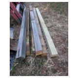 6 wood posts (1 is newer)
