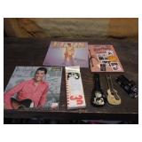elvis watch,book & items